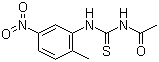N-(2-Methyl-5-nitrophenylcarbamothioyl)acetamide molecular structure (CAS 72621-59-1)