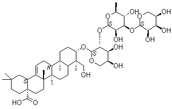铁线莲甙 S分子结构 (CAS 72629-76-6)