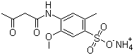 乙酰乙酰克利西丁磺酸铵盐分子结构 (CAS 72705-22-7)