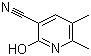 结构式 CAS# 72716-80-4, 2-羟基-3-氰基-5,6-二甲基吡啶