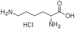 D-赖氨酸盐酸盐分子结构 (CAS 7274-88-6)