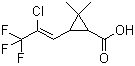 三氟氯菊酸分子结构 (CAS 72748-35-7)
