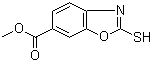 2-巯基苯并[d]噁唑-6-羧酸甲酯分子结构 (CAS 72752-81-9)