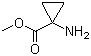 1-氨基环丙烷羧酸甲酯分子结构 (CAS 72784-43-1)