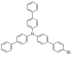 N,N-双(联苯-4-基)-4'-溴联苯-4-胺分子结构 (CAS 728039-63-2)