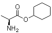 L-丙氨酸环己酯分子结构 (CAS 72873-27-9)