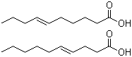 5-(6)-癸烯酸混合物分子结构 (CAS 72881-27-7)