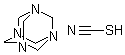 1,3,5,7-四氮杂金刚烷单硫氰酸盐分子结构 (CAS 72952-09-1)