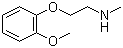 2-(2-甲氧基苯氧基)-N-甲基乙胺分子结构 (CAS 72955-82-9)