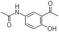 N-(3-乙酰基-4-羟基苯基)乙酰胺分子结构 (CAS 7298-67-1)