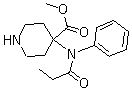 Norcarfentanil分子结构 (CAS 72996-78-2)