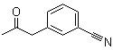 3-(2-氧代丙基)苯甲腈分子结构 (CAS 73013-50-0)