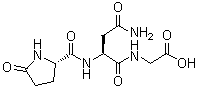 5-氧代-L-脯氨酰-L-天冬氨酰胺酰甘氨酸分子结构 (CAS 73024-87-0)