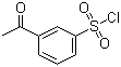 3-乙酰基苯磺酰氯分子结构 (CAS 73035-16-2)