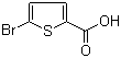 5-溴噻吩-2-羧酸分子结构 (CAS 7311-63-9)