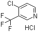 结构式 CAS# 732306-24-0, 4-氯-3-(三氟甲基)吡啶盐酸盐