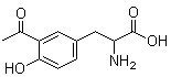 3-乙酰基-DL-酪氨酸分子结构 (CAS 73245-90-6)