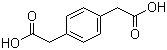 结构式 CAS# 7325-46-4, 1,4-苯二乙酸; 对苯二乙酸