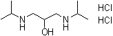 1,3-二[异丙基氨基]-2-丙醇二盐酸盐分子结构 (CAS 73313-36-7)