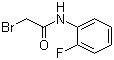 2-溴-N-(2-氟苯基)乙酰胺分子结构 (CAS 73383-95-6)