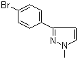 3-(4-溴苯基)-1-甲基-1H-吡唑分子结构 (CAS 73387-51-6)