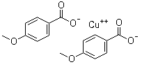 4-甲氧基苯甲酸铜 (II)分子结构 (CAS 73424-02-9)