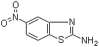 2-氨基-5-硝基苯并噻唑分子结构 (CAS 73458-39-6)
