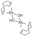 二聚羟基(环辛二烯)铑分子结构 (CAS 73468-85-6)