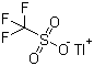 结构式 CAS# 73491-36-8, 三氟甲磺酸铊(I)