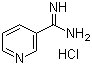 吡啶-3-甲脒盐酸盐分子结构 (CAS 7356-60-7)