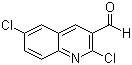 structure of CAS# 73568-41-9, 2,6-Dichloroquinoline-3-carbaldehyde
