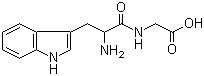 L-色氨酰甘氨酸分子结构 (CAS 7360-09-0)