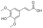 芥子酸分子结构 (CAS 7362-37-0)