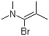 1-溴-N,N,2-三甲基丙烯胺分子结构 (CAS 73630-93-0)