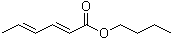 structure of CAS# 7367-78-4, Sorbic acid butyl ester;(2E,4E)-2,4-Hexadienoic acid butyl ester; Butyl sorbate; NSC 19181; n-Butyl sorbate