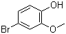 4-溴-2-甲氧基苯酚分子结构 (CAS 7368-78-7)
