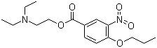 3-硝基-4-丙氧基苯甲酸 2-(二乙胺基)乙酯分子结构 (CAS 736870-51-2)