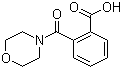 2-(4-吗啉基羰基)苯甲酸分子结构 (CAS 73728-40-2)