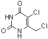 5-氯-6-(氯甲基)-2,4(1H,3H)-嘧啶二酮分子结构 (CAS 73742-45-7)