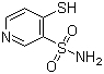 4-巯基吡啶-3-磺酰胺分子结构 (CAS 73742-63-9)