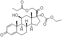泼尼卡酯分子结构 (CAS 73771-04-7)