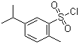 5-异丙基-2-甲基苯-1-磺酰氯分子结构 (CAS 737758-35-9)