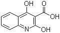 结构式 CAS# 73776-24-6, 2,4-二羟基-3-喹啉羧酸