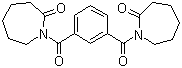 1,1'-间苯二甲酰二己内酰胺分子结构 (CAS 7381-13-7)