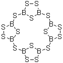 2,4,5,7,9,10,12,14,15,17,19,20,21,22,23,24-十六硫杂-1,3,6,8,11,13,16,18-八硼杂五环[16.2.1.1(3,6).1(8,11).1(13,16)]二十四烷分子结构 (CAS 73825-17-9)