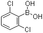 2,6-二氯苯硼酸分子结构 (CAS 73852-17-2)