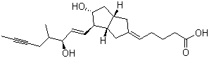 伊洛前列素分子结构 (CAS 73873-87-7)
