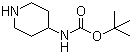 4-叔丁氧羰基氨基哌啶分子结构 (CAS 73874-95-0)