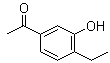 1-(4-乙基-3-羟基苯基)乙酮分子结构 (CAS 73898-20-1)