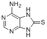 6-氨基-9H-嘌呤-8-硫醇分子结构 (CAS 7390-62-7)